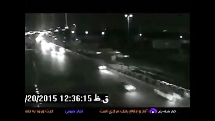 فیلم تصادف خودروهای لوکس در ته...