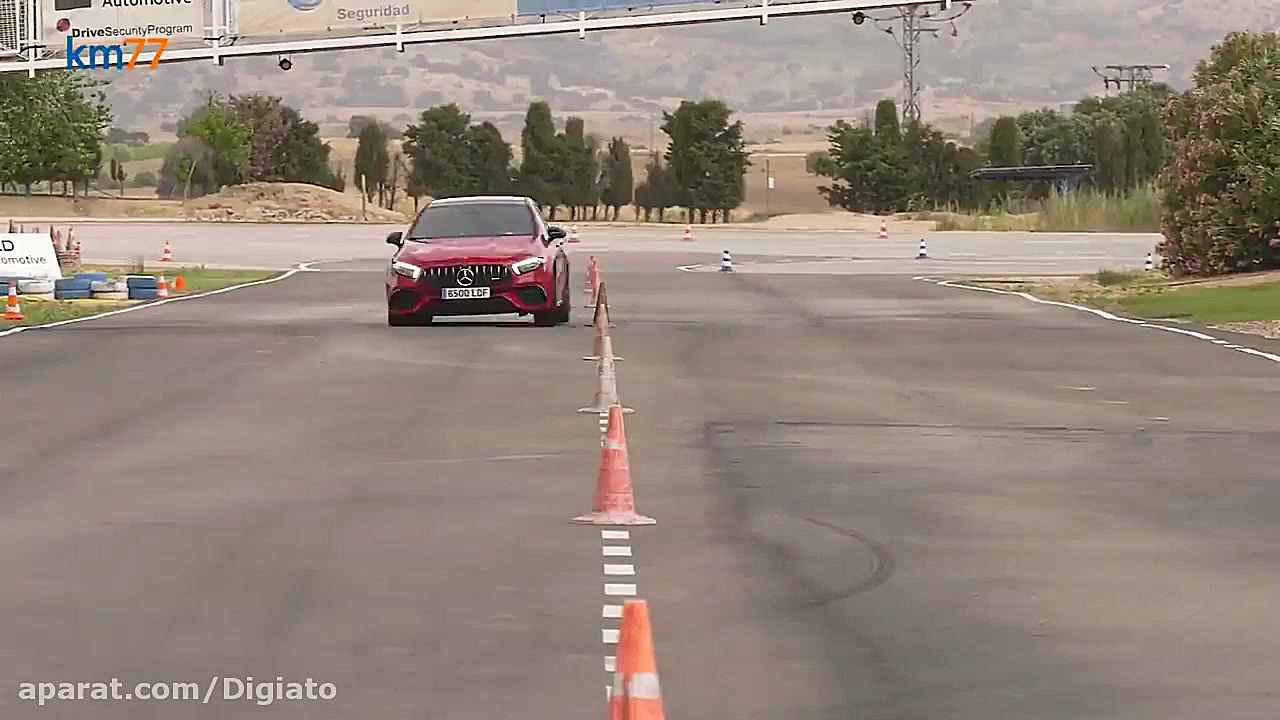 تست گوزن (هندلینگ) مرسدس AMG A...