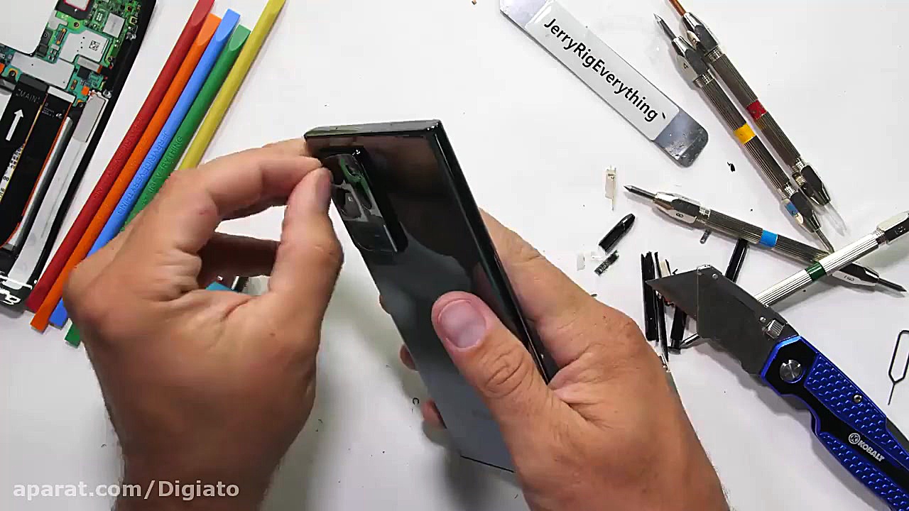 تست مقاومت گلکسی نوت 20 الترا