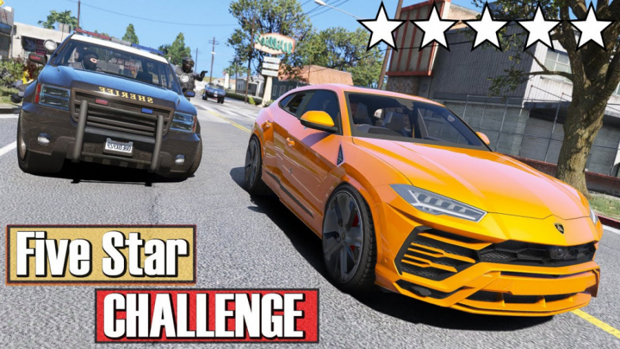 چالش پلیس 5 ستاره با لامبورگین...