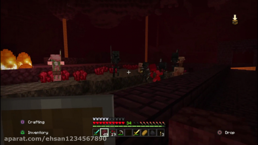 گیم پلی از بازی ماین کرافت سرو...