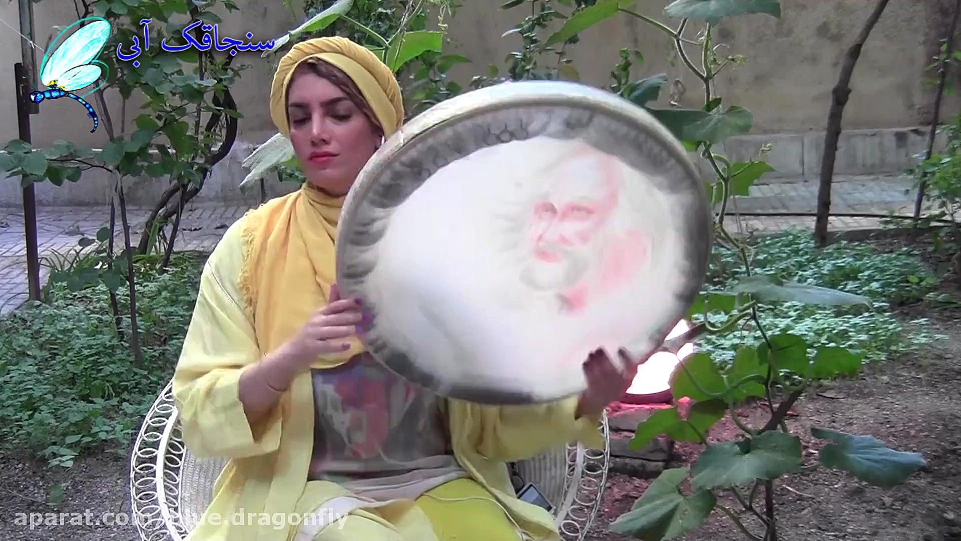 دف نوازی شاد آهنگ هیراد  به سر...