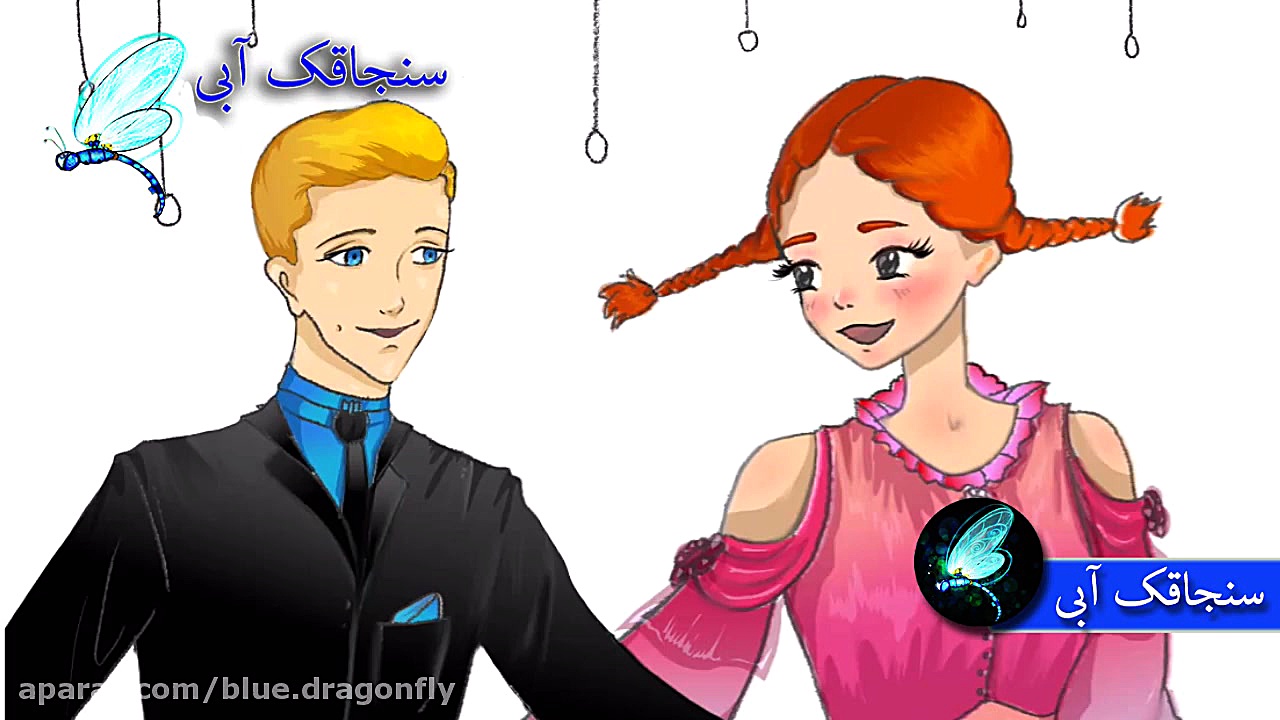 دختر رویایی نقاشی فانتزی کارتو...