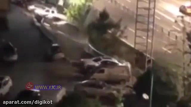 لحظه وحشتناک فرونشست زمین زیر...