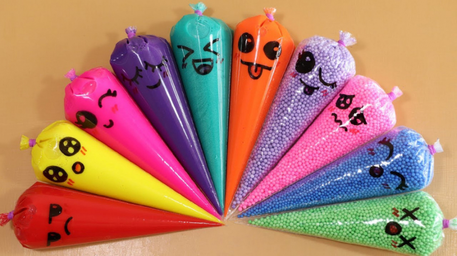 اسلایم  مخلوط کردن اسلایم های...