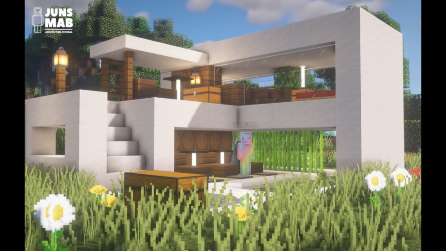 اموزش ساخت خانه لوکس در ماینکر...