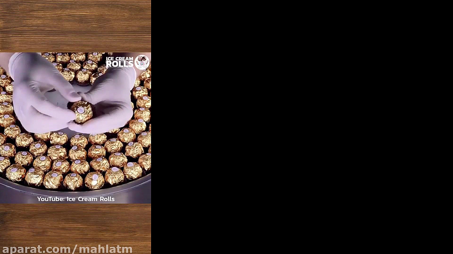 چالش اسمر  بستني رولي شکلاتی