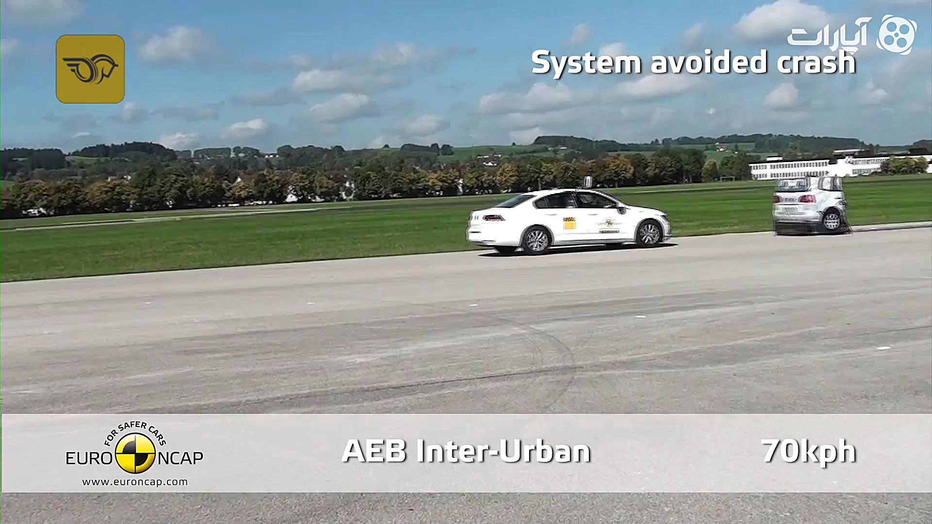 تست تصادف فولکس واگن پاسات