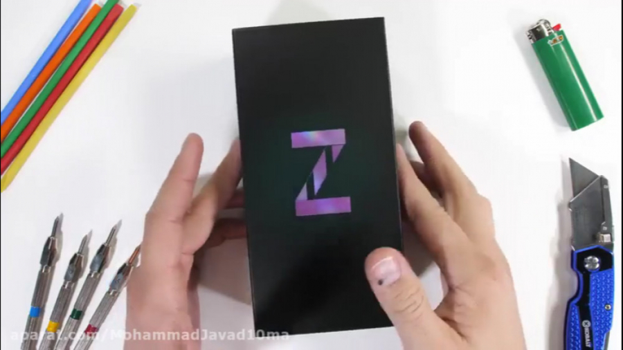 تست مقاومت گوشی زد فلیپ