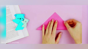 اوریگامی بوک مارک طرح کوالا