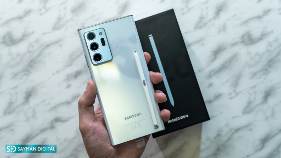 جعبه گشایی از گلکسی نوت 20 اول...