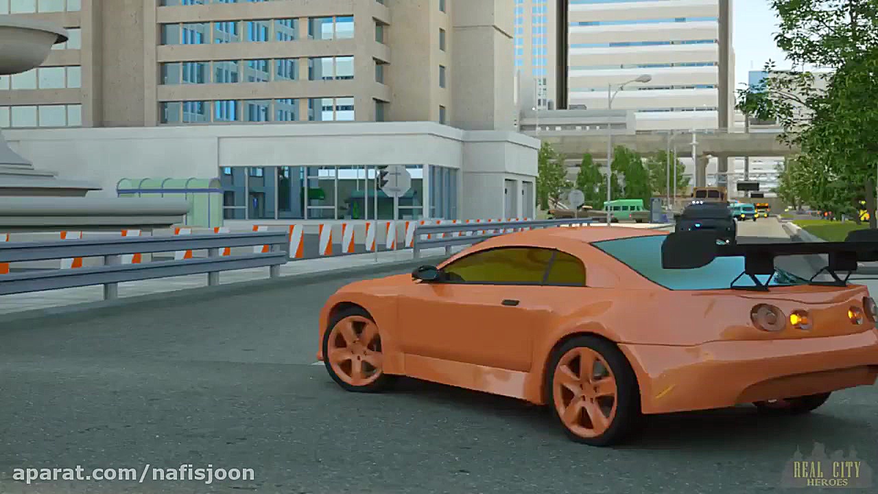 کارتون ماشین پلیس قهرمانان واق...