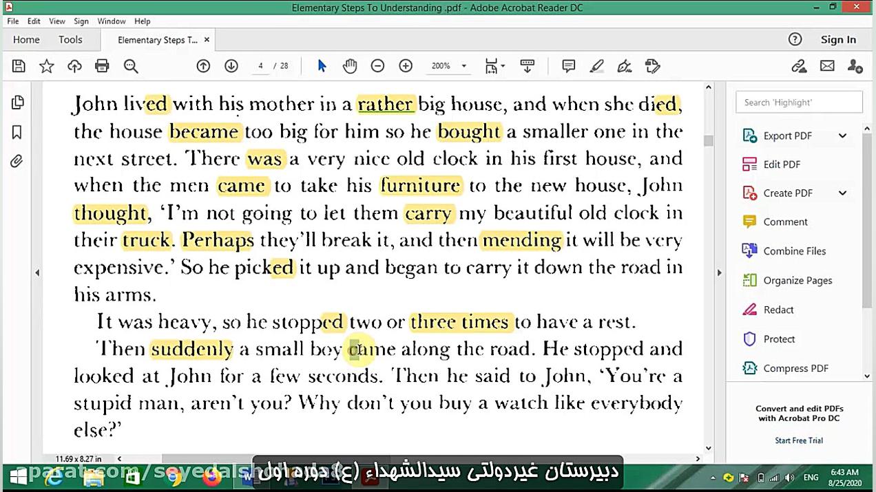 زبان نهم  جلسه دوم آفلاین  درس...