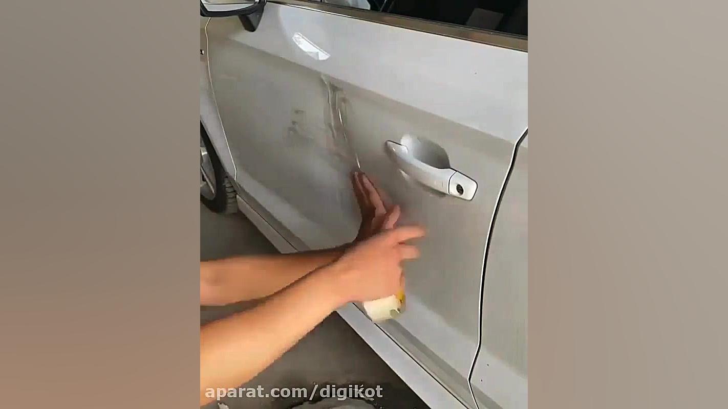 صافکاری خودرو با چسب نواری