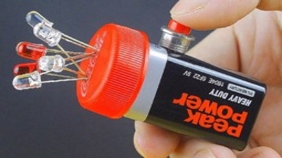 ترفند های ساده با لامپ ال ای د...