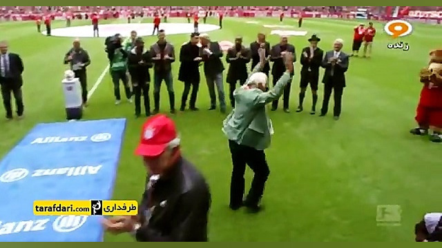 مراسم ابتدای دیدار بایرن مونیخ...