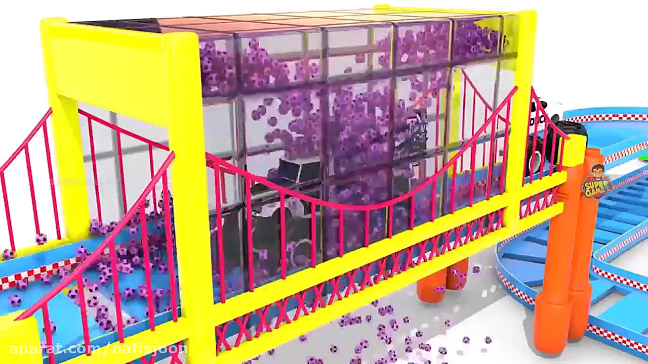 کارتون ماشینی رنگ کردن مانستر...