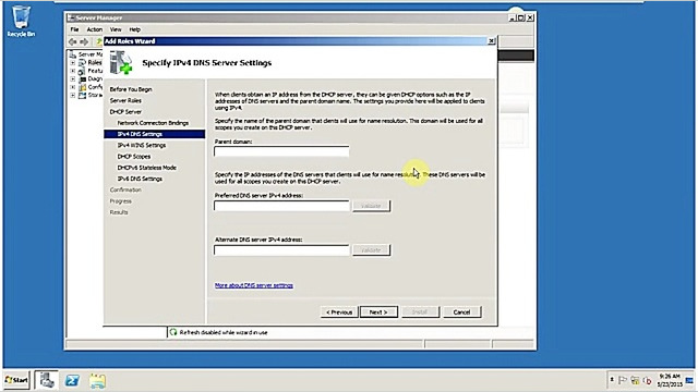 آموزش نصب و تنظیم dhcp server...