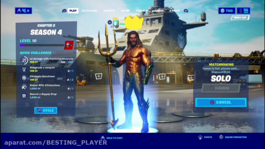 گیم پلی فورتنایت با محمد چپتر...