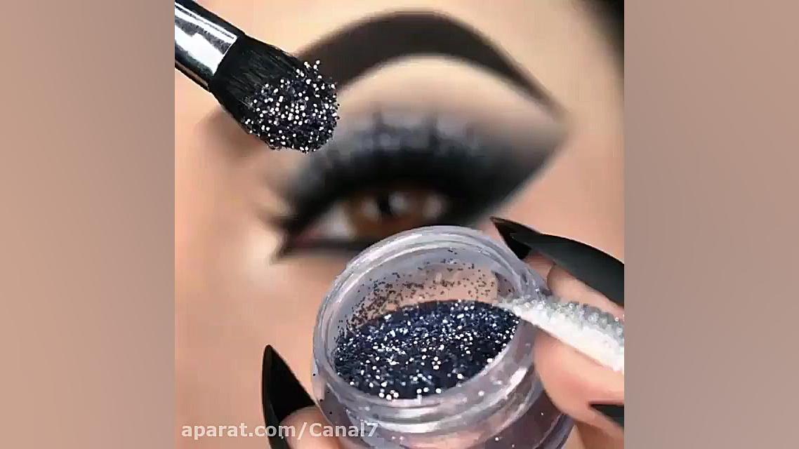 آرایش چشم  آموزش سایه چشم محفل...