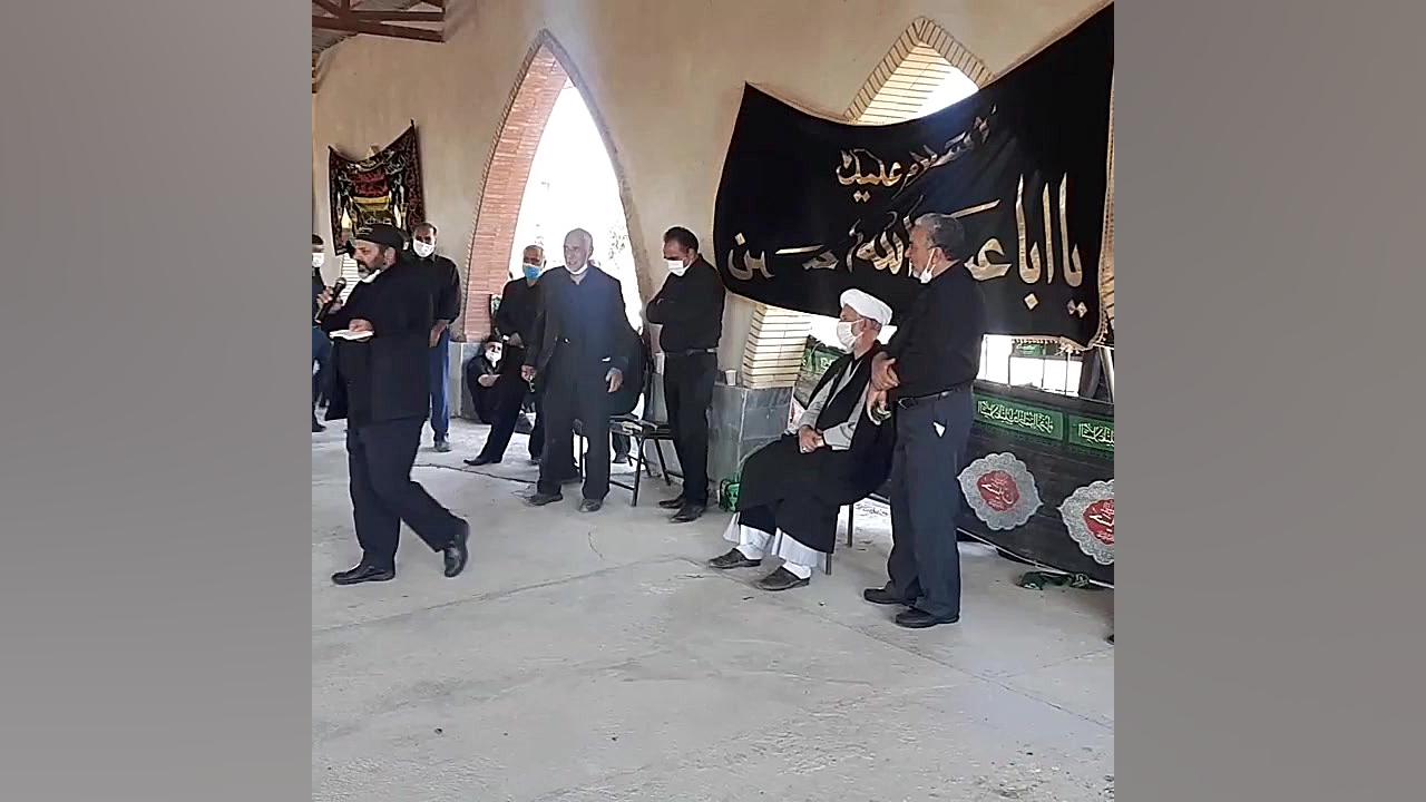 مراسم تاسوعا در قبرستان دیزه