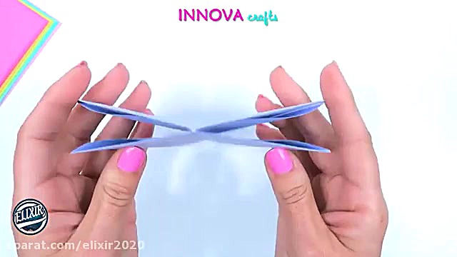 کاردستی با کاغذ های رنگی برای...