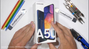 تست مقاومت گوشی A50