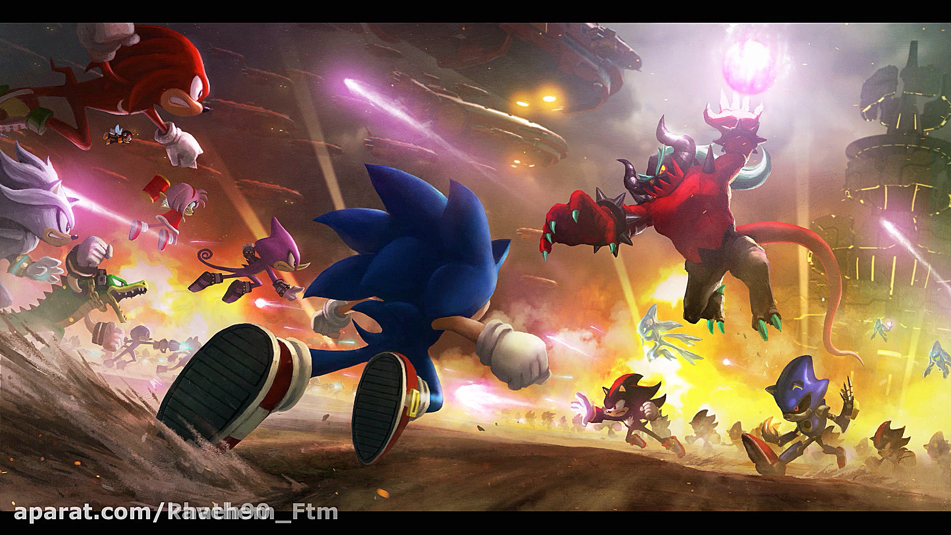 یکی از آهنگ های سونیک فورسز ام...