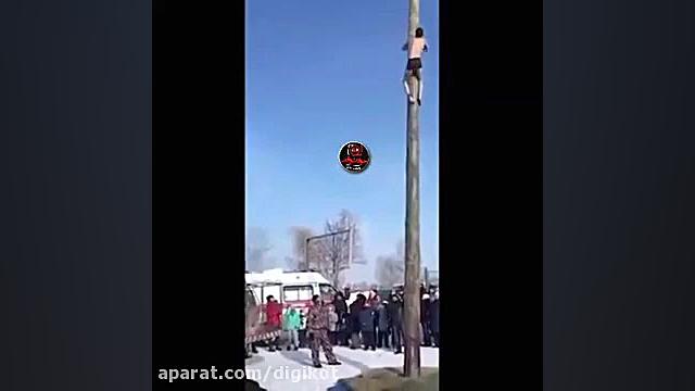 سقوط وحشتناک در یک مسابقه