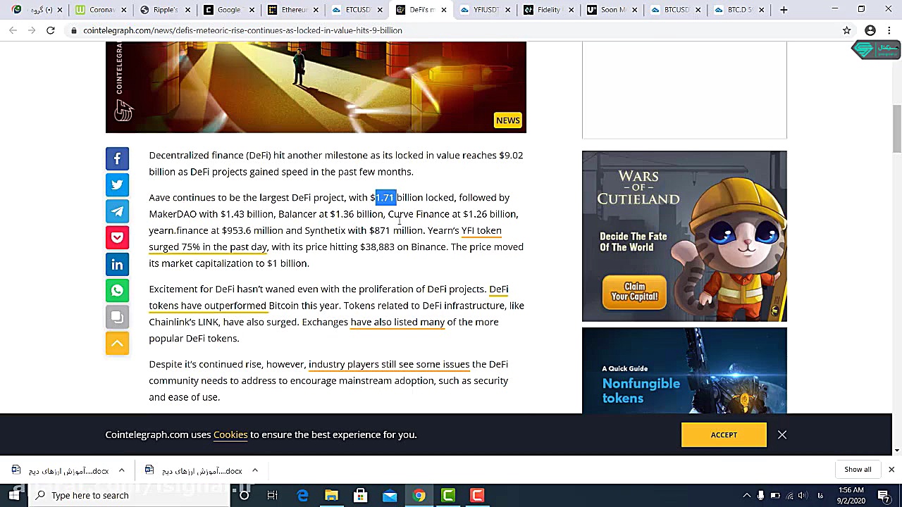 تحلیل بازار ارز های دیجیتال در...