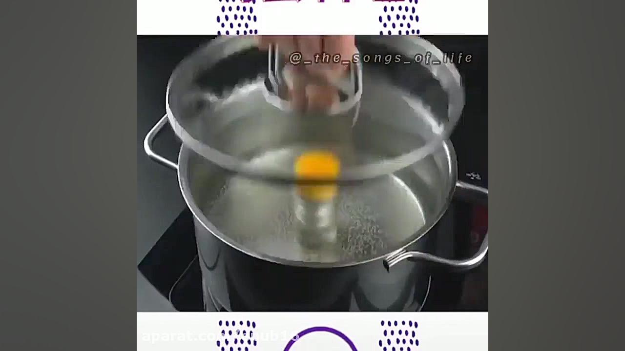 تخم مرغ آب پز رو اینجوری درست...