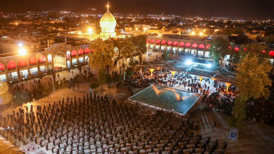 شام غریبان  حرم حضرت شاهچراغ(ع...