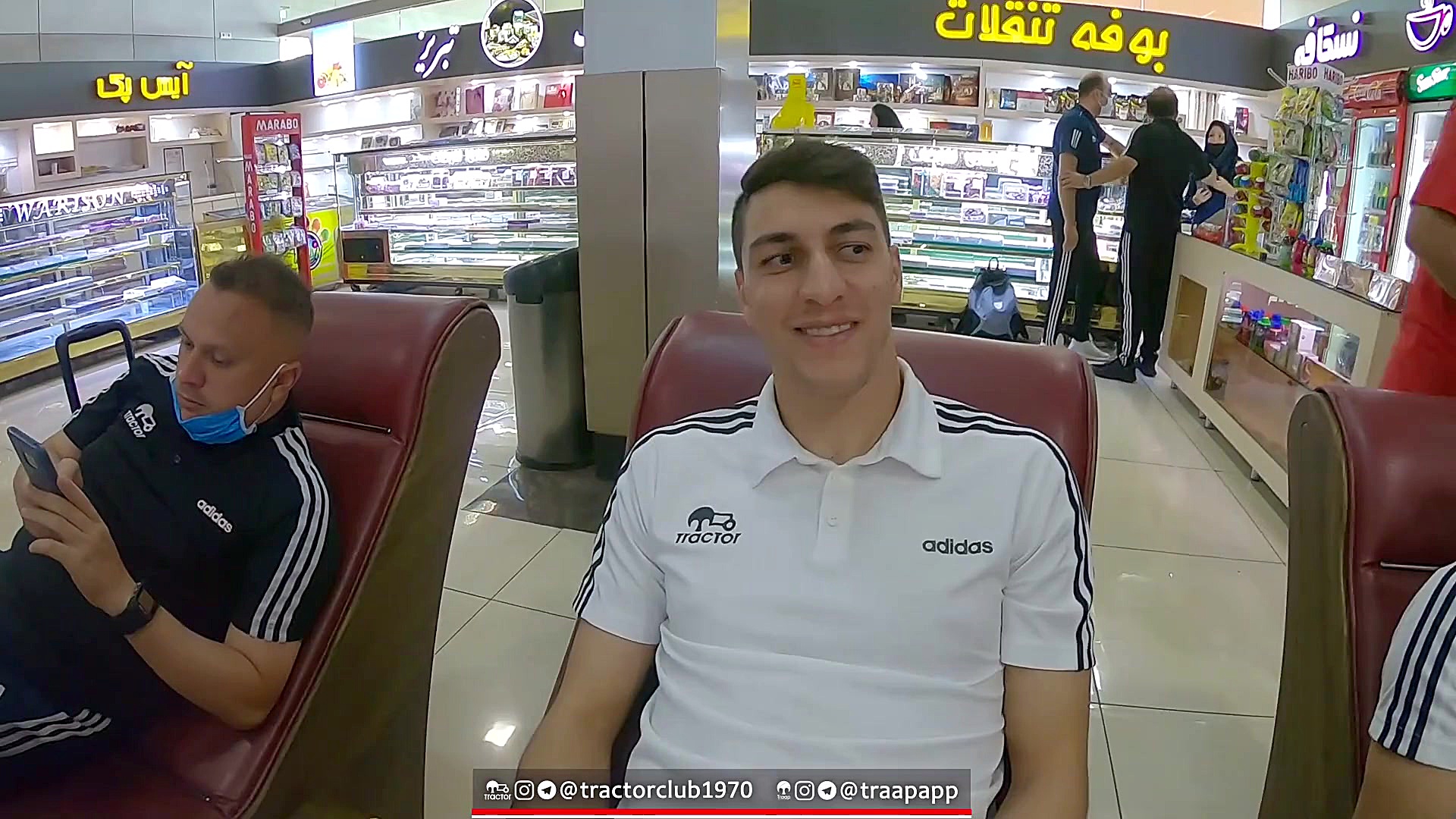 کلیپ سفر کاروان تیم فوتبال ترا...