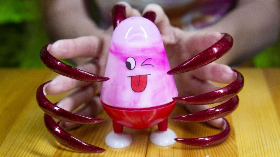 اسلایم  ناخن بلند