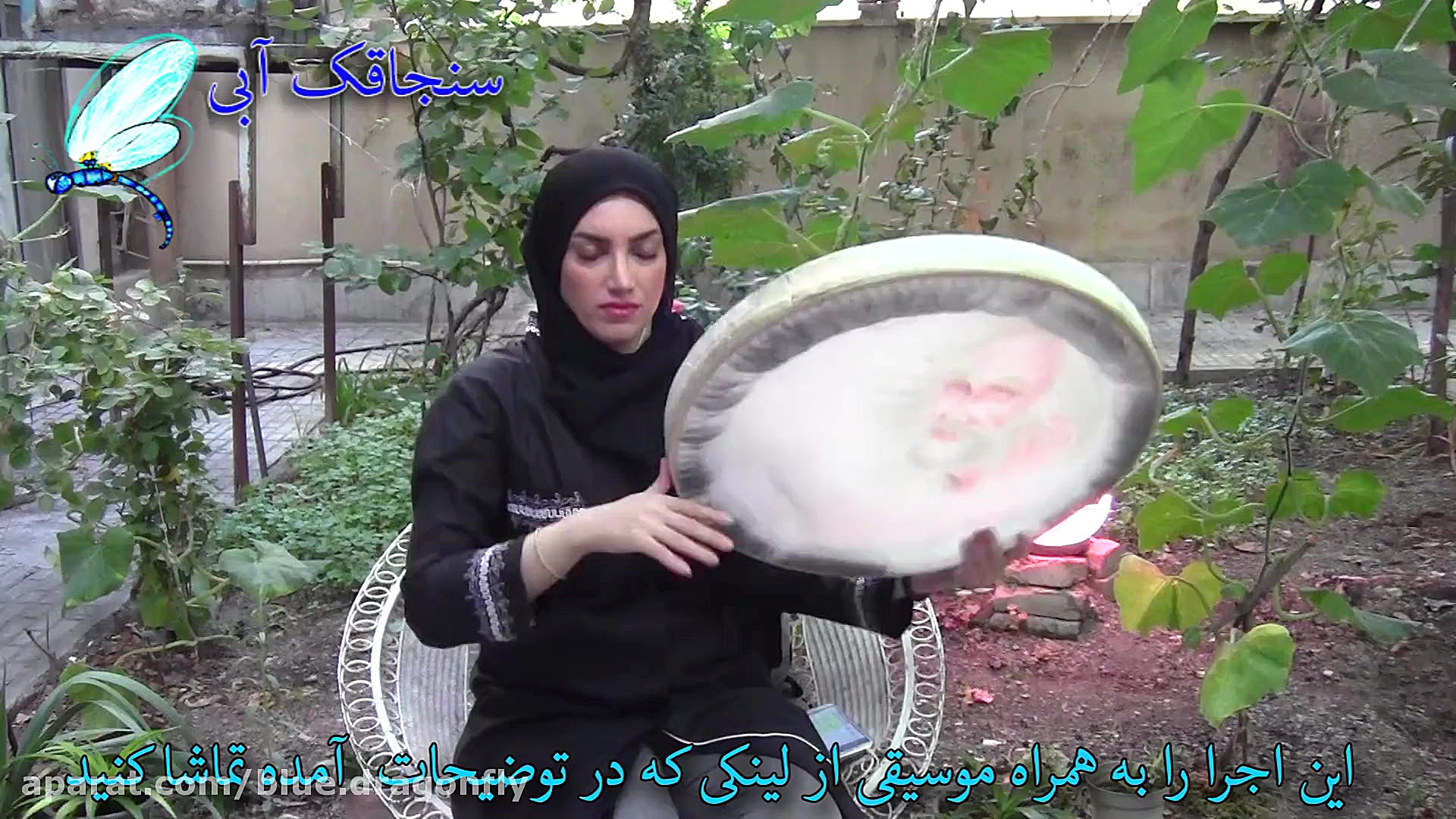 موسیقی سنتی تکنوازی دف با ریتم...