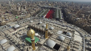 فیلم خام هلیشات حرم امام حسین...