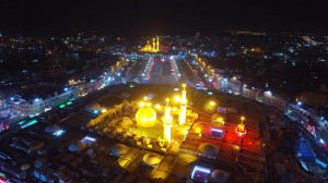 فیلم خام هلیشات حرم امام حسین...