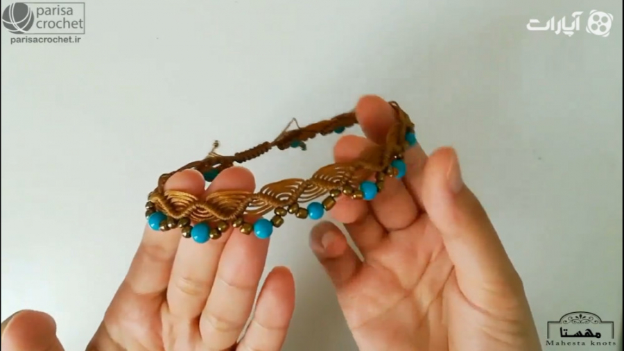 آموزش بافت پابند (دست بند)