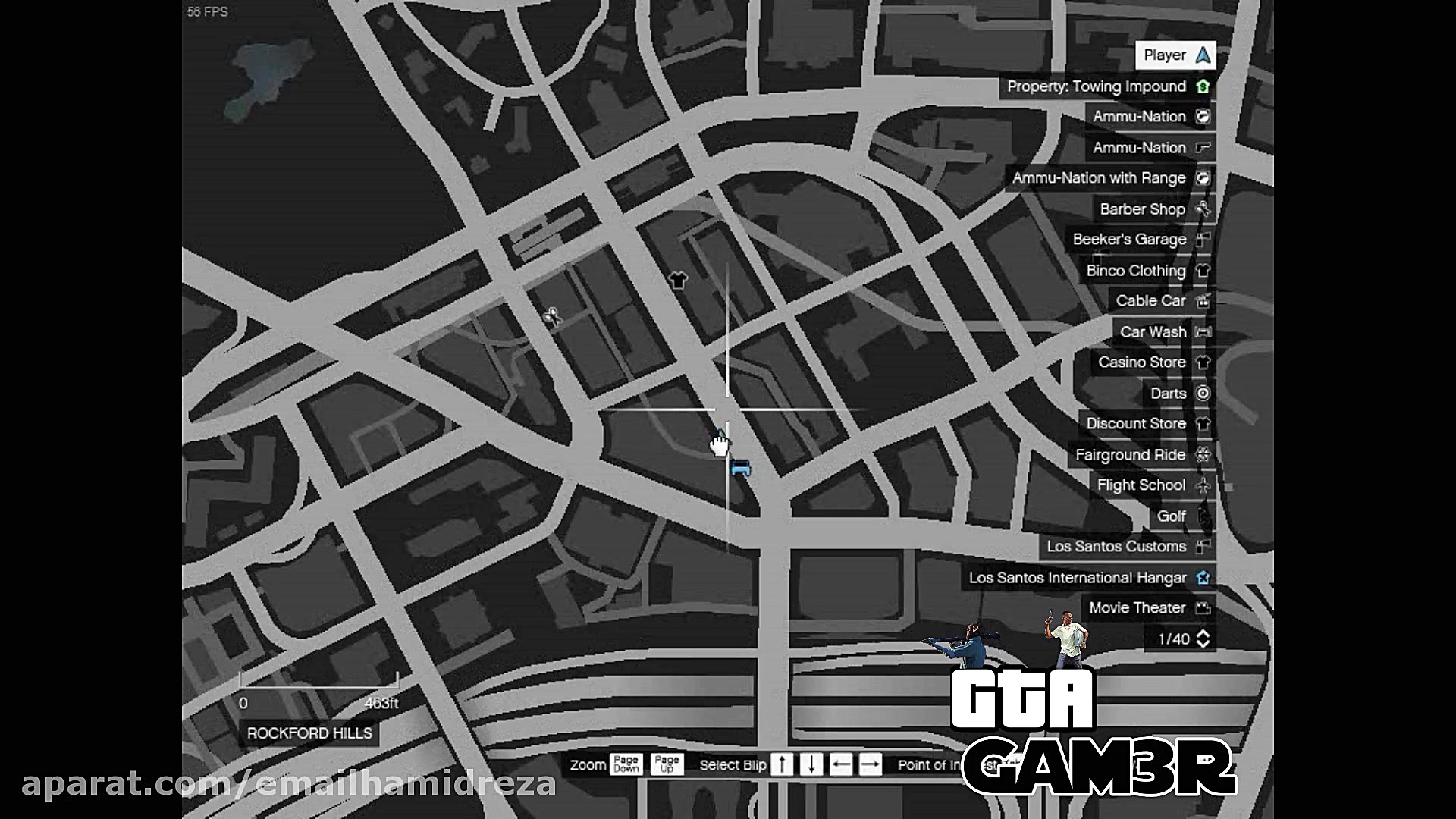 مکان ماشین نایاب خفن بازی GTA...