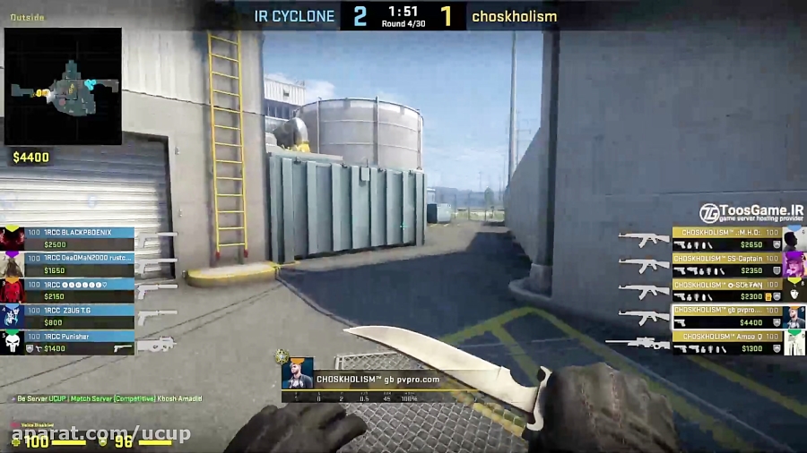 Tournament - CS:GO Gold - CHM vs IRCycelone