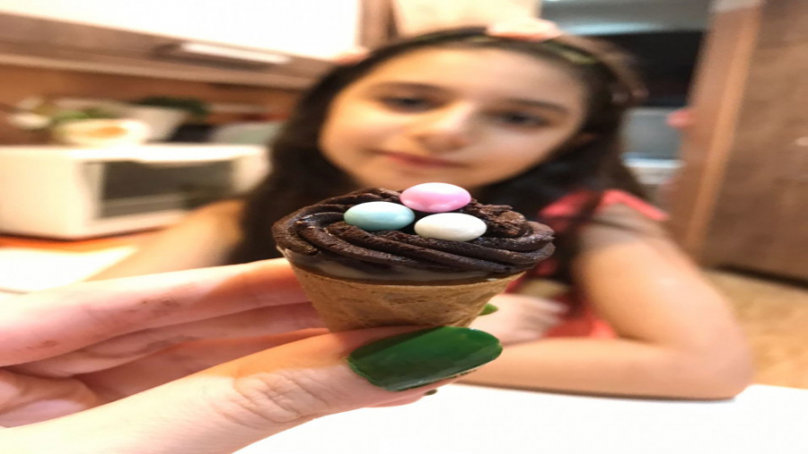 دسر خوشمزه و آسان با نان قیفی