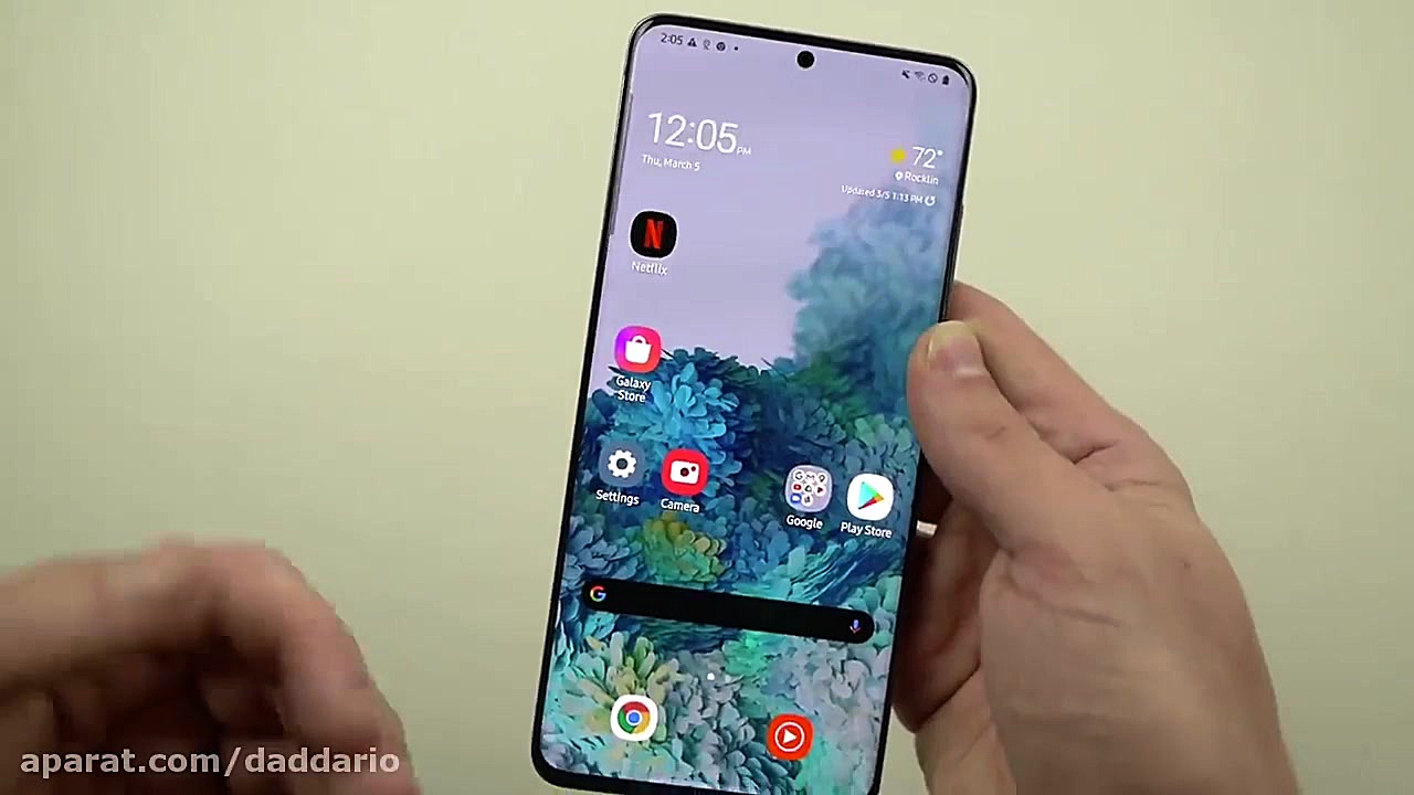 تست مقاومت گوشی سامسونگ گالکسی...