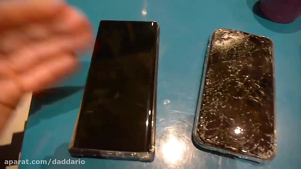 تست سقوط از ارتفاع 3 گوشی آیفو...