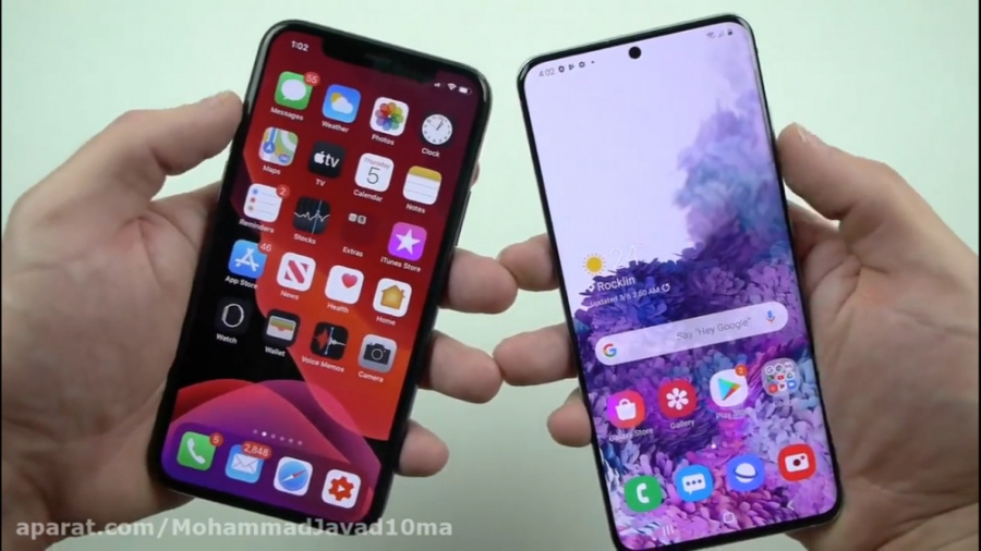 تست مقاومت گوشی سامسونگ گلگسی...