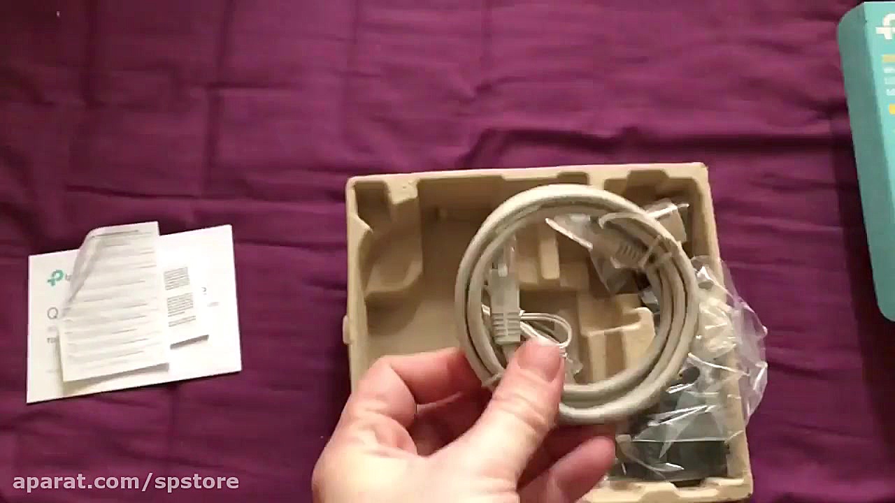 جعبه گشایی مودم تی پی لینک TD...