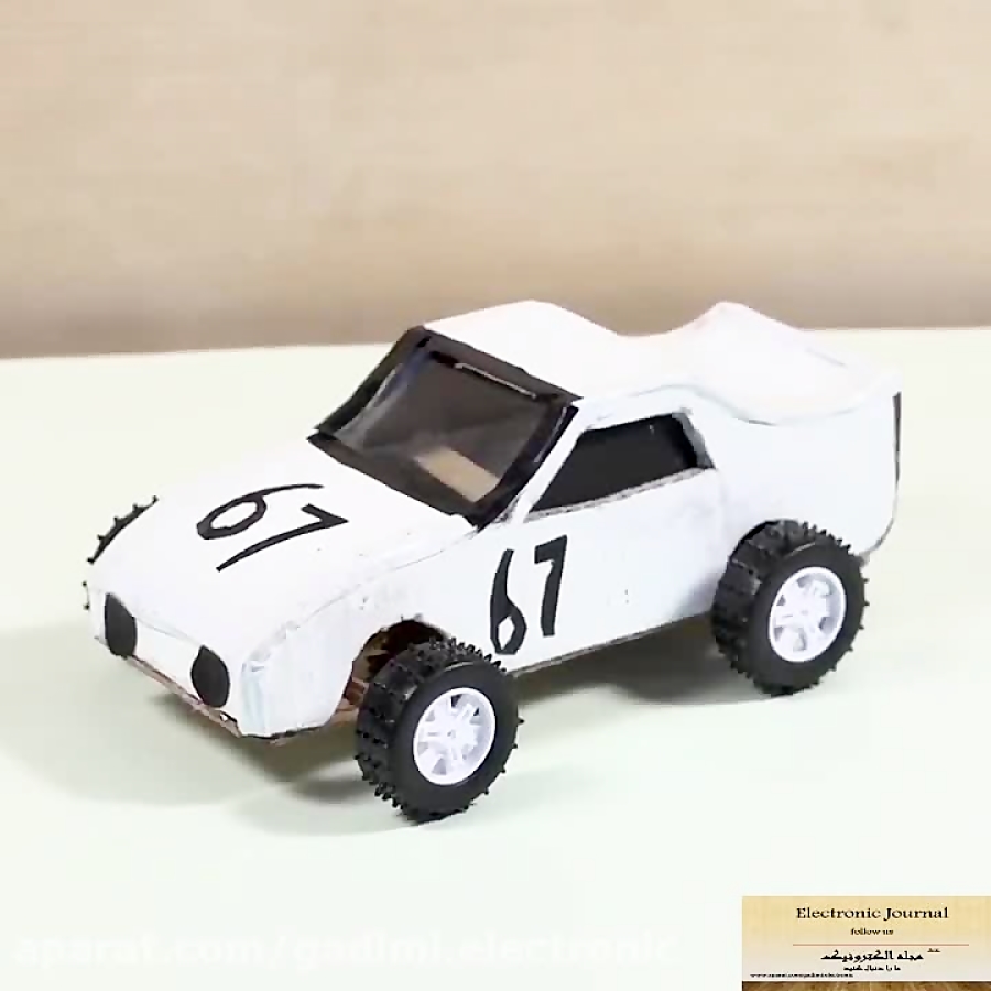 ساخت 4 ماشین اسباب بازی