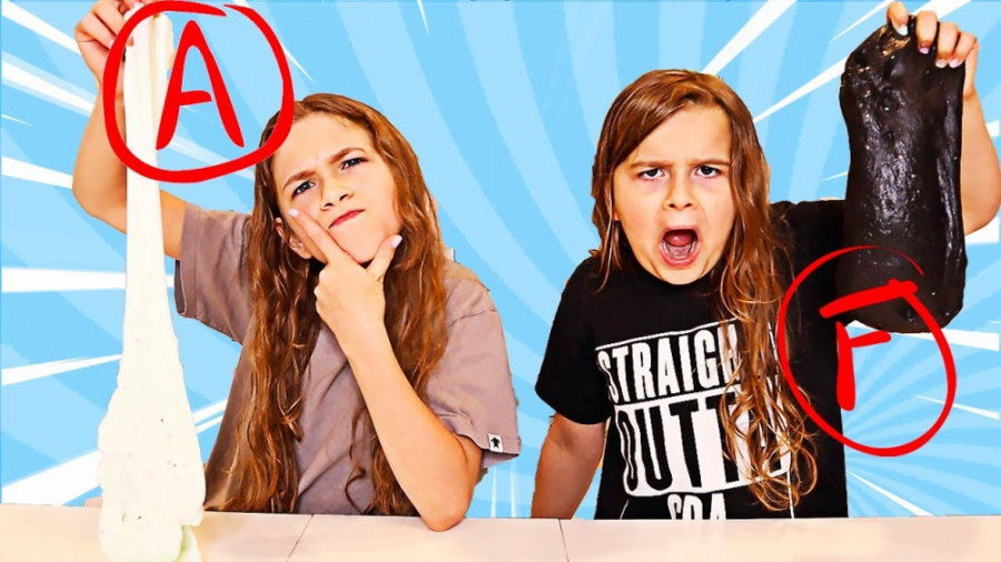 چالش اسلایم 2 خواهر