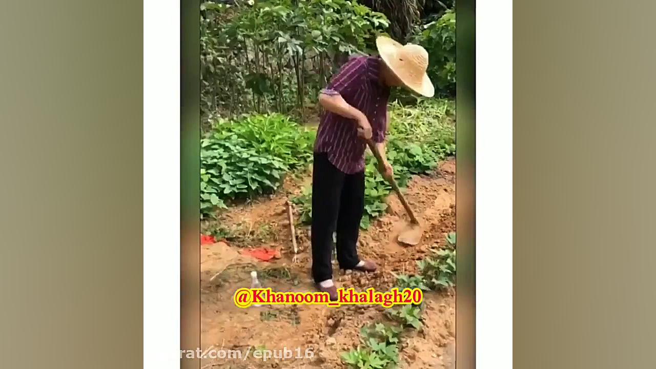 هنر این آقا پسر برای مادرش !