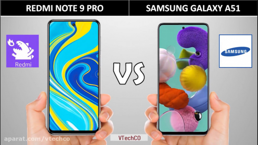 مقایسه گلکسی A51 و شیائومی ردم...