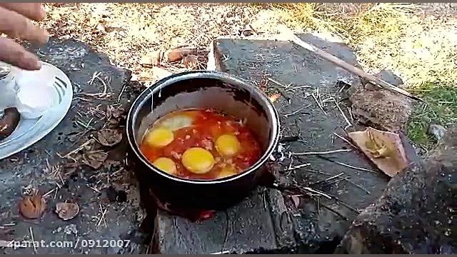 املت در دل طبیعت